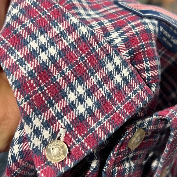 Vineyard Vines Murray Shirt Plaid Button Down Shirt Mens Long Sleeve - Picture 5 of 6